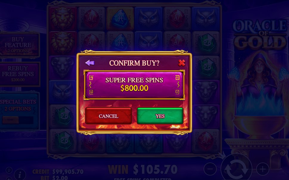 Scatter-symboler i rutnätet som startar Free Spins