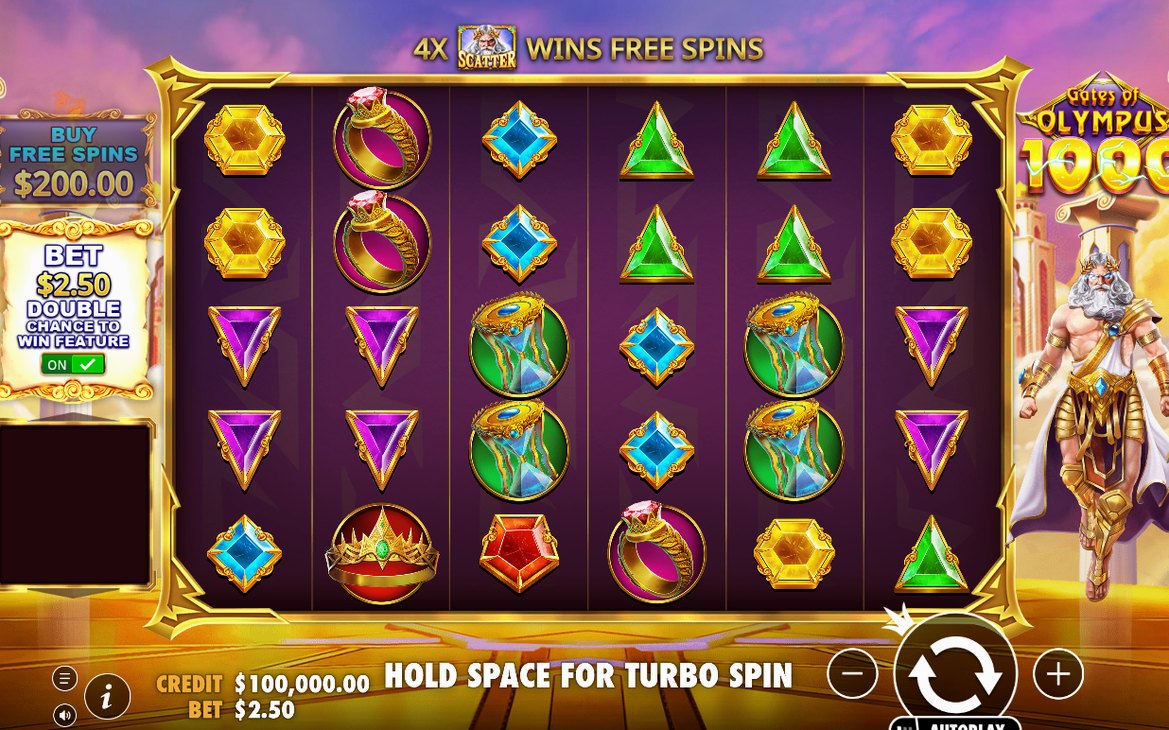 Basspel på 6x5-rutnätet med Tumble och Multiplier-orbs